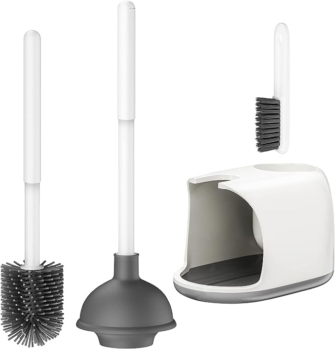 Toilet Brush With Case, Bathroom Cleaning